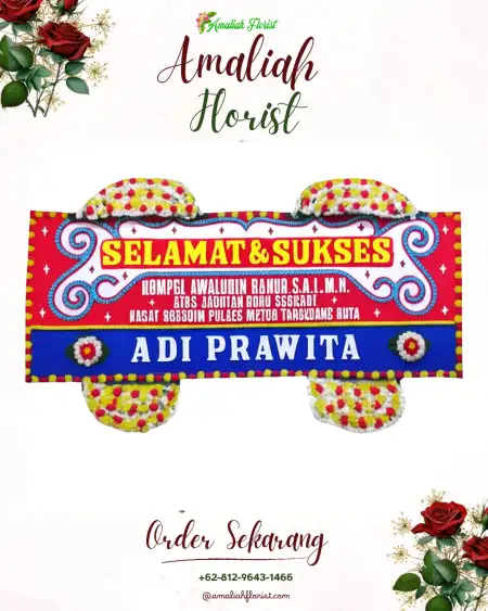 Papan Bunga Ucapan Selamat Kedarpan
